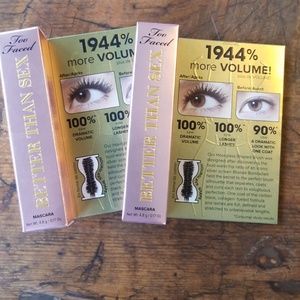 2 Travel size Better Than Sex Mascaras